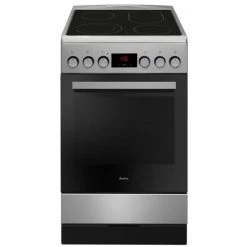 Bester Verkauf 🤩 Amica SHC 903 001 E, Standherd Elektro, 50 Cm, Fine Design, Edelstahl, SensorControlPlus Timer, MF9, Umluft, Energieeffizienzklasse A 🔥