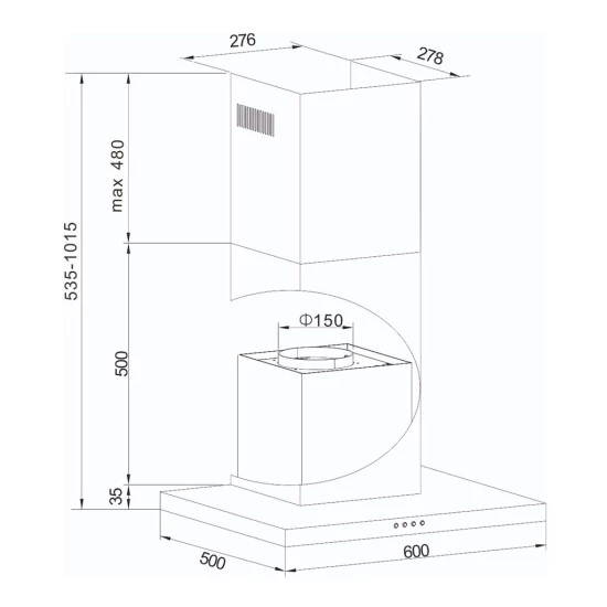 Bester Verkauf ✔️ Amica KH 17803 S, 621 M³/h, A, A, C, 57 DB, 68 DB 🤩 2 Bester Verkauf ✔️ Amica KH 17803 S, 621 M³/h, A, A, C, 57 DB, 68 DB 🤩 – Bild 2