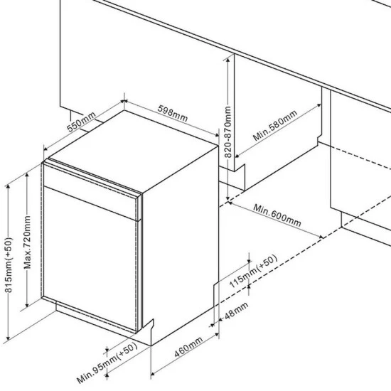 Aktion 👍 Amica EGSPV 594 910 Geschirrspüler 60 Cm - Edelstahl-Optik 🔥 2 Aktion 👍 Amica EGSPV 594 910 Geschirrspüler 60 Cm - Edelstahl-Optik 🔥 – Bild 2