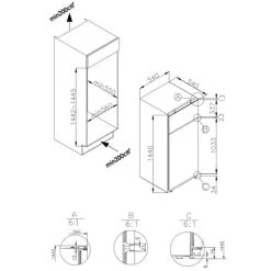 Am billigsten 🎁 Amica EKGC 16166, Kühl-Gefrierkombination, 1450 Mm Nische, Schlepptür-Technik, 👏 -Amica Verkäufe 2022 unnamed file 1085
