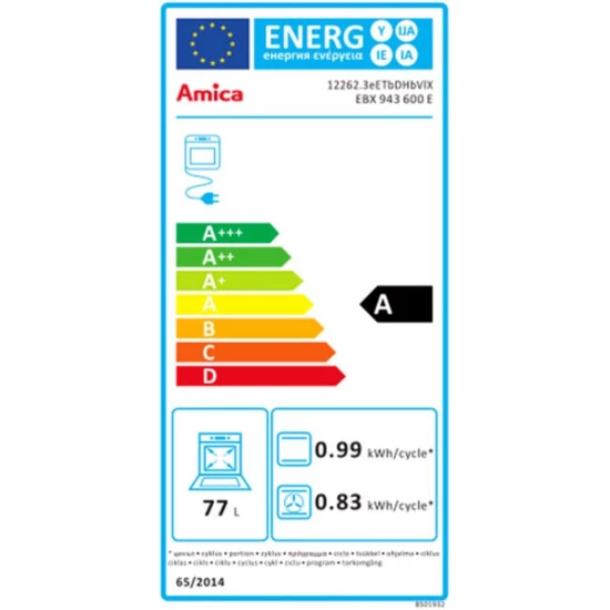 Blitzangebot ❤️ Amica EBX 943 600 E, Einbaubackofen, X-type Design, Edelstahl, 77 L XXL-Großraumbackofen,, Energieeffizienzklasse A 🧨 3 Blitzangebot ❤️ Amica EBX 943 600 E, Einbaubackofen, X-type Design, Edelstahl, 77 L XXL-Großraumbackofen,, Energieeffizienzklasse A 🧨 – Bild 3