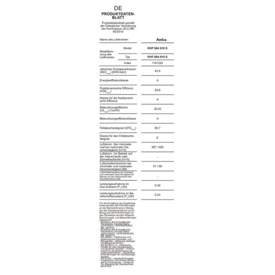 Großhandel 😍 Amica KHF 684 610 S Kopffreihauben - Schwarz 😀 5 Großhandel 😍 Amica KHF 684 610 S Kopffreihauben - Schwarz 😀 – Bild 5