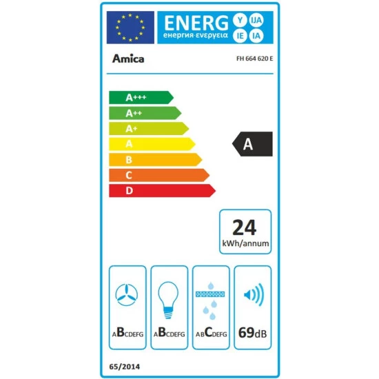 Coupon ✔️ Amica - FH 664 620 E - Flachschirmhaube - 60 Cm - Edelstahl 🛒 3 Coupon ✔️ Amica - FH 664 620 E - Flachschirmhaube - 60 Cm - Edelstahl 🛒 – Bild 3