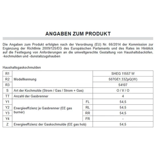Bestpreis 😍 Amica - SHEG 11557 W - Standherd - Gas - Weiß - 50 Cm ⌛ 6 Bestpreis 😍 Amica - SHEG 11557 W - Standherd - Gas - Weiß - 50 Cm ⌛ – Bild 6
