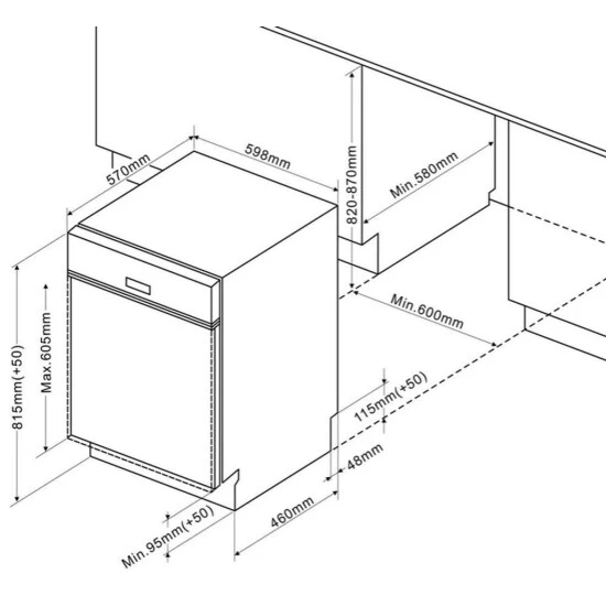 Rabatt 🎁 Amica EGSP 14797 E Geschirrspüler 😉 7 Rabatt 🎁 Amica EGSP 14797 E Geschirrspüler 😉 – Bild 7