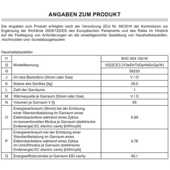 Brandneu 🔥 Amica SHC 904 100 W Elektro-Standherde - Weiß 🌟 5 Brandneu 🔥 Amica SHC 904 100 W Elektro-Standherde - Weiß 🌟 – Bild 5