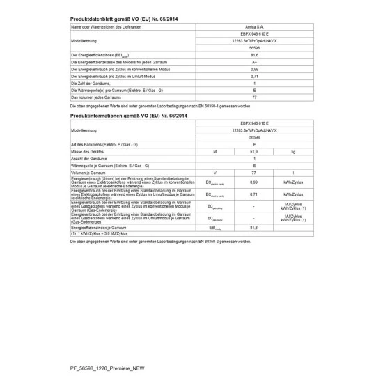 Budget ⭐ Amica EBPX 946 610 E, Pyrolyse-Einbaubackofen, X-type Design, Edelstahl, 77 L XXL-Großraumbackofen, OpenUp Türöffnung, Odor-Catalyst, Energieeffizienzklasse A+ 🥰 8 Budget ⭐ Amica EBPX 946 610 E, Pyrolyse-Einbaubackofen, X-type Design, Edelstahl, 77 L XXL-Großraumbackofen, OpenUp Türöffnung, Odor-Catalyst, Energieeffizienzklasse A+ 🥰 – Bild 8