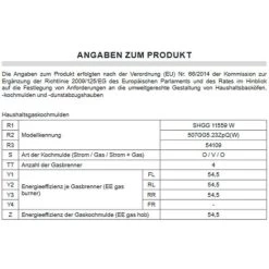 Brandneu 😍 Amica SHGG11559W Gas-Herd Weiß 🎉 10 Brandneu 😍 Amica SHGG11559W Gas-Herd Weiß 🎉 -Amica Verkäufe 2022 unnamed file 1490