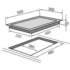 Blitzangebot 🛒 Amica KMI 13292 E Elektro-Kochfelder - Schwarz 🎉