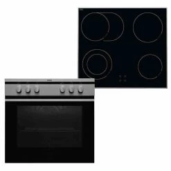 Großhandel 🧨 Amica EHC 12713 E Herd-Set Edelstahl - Umluft Mit Cerankochfeld 🎉