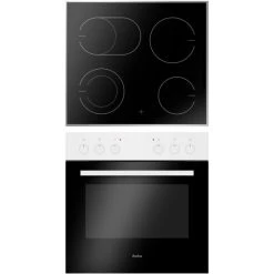 Beste Bewertungen von 🌟 Amica EHC 933 011 W, Herd-Set, Glaskeramik-Kochfeld, Weiß, Fine Design, MF9, Umluft, Energieeffizienzklasse A 🔥