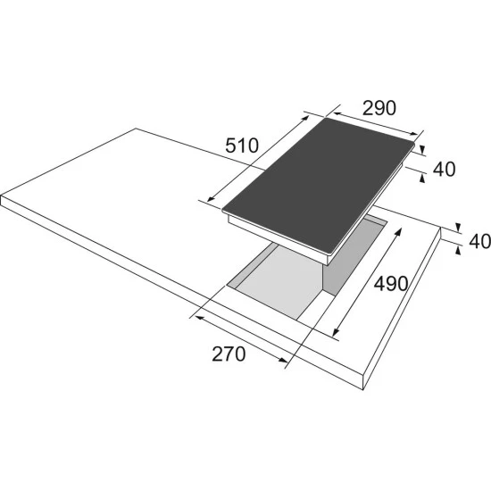 Budget 💯 Amica KME 13135 E - Schwarz - Edelstahl - Integriert - Versiegelte Platte - Edelstahl - 2 Zone(n) - 2 Zone(n) 🛒 4 Budget 💯 Amica KME 13135 E - Schwarz - Edelstahl - Integriert - Versiegelte Platte - Edelstahl - 2 Zone(n) - 2 Zone(n) 🛒 – Bild 4