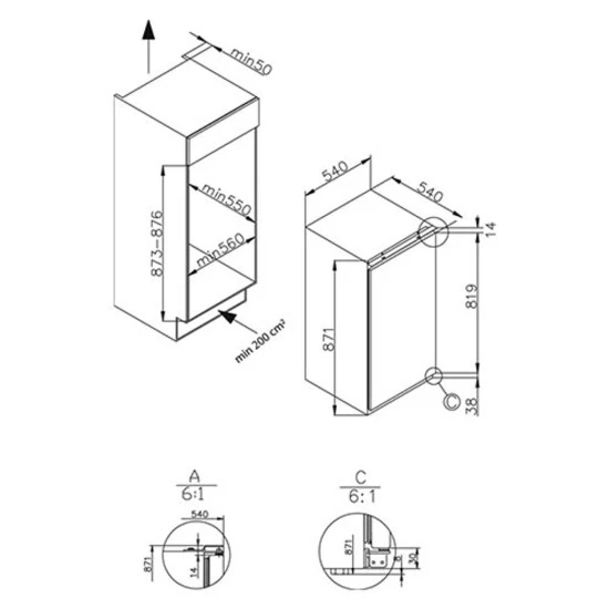 Am billigsten ✔️ Amica EGS 16163 Einbau-Gefrierschrank, 77 L, 88er Nische, Schlepptür-Technik ⭐ 3 Am billigsten ✔️ Amica EGS 16163 Einbau-Gefrierschrank, 77 L, 88er Nische, Schlepptür-Technik ⭐ – Bild 3