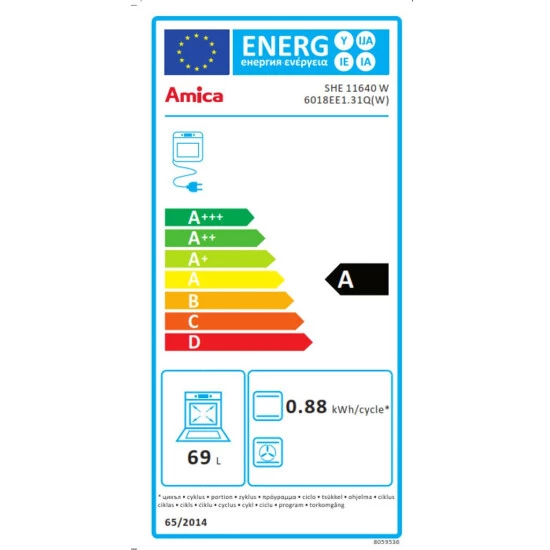 Budget 🥰 Amica SHE 11640 W Elektroherd, Weiß, 60 Cm Breite, Energieklasse A, Ober-/Unterhitze, 4 Kochfelder, Hitzeschutz-T?r, Selbstreinigungsfunktion 🥰 2 Budget 🥰 Amica SHE 11640 W Elektroherd, Weiß, 60 Cm Breite, Energieklasse A, Ober-/Unterhitze, 4 Kochfelder, Hitzeschutz-T?r, Selbstreinigungsfunktion 🥰 – Bild 2
