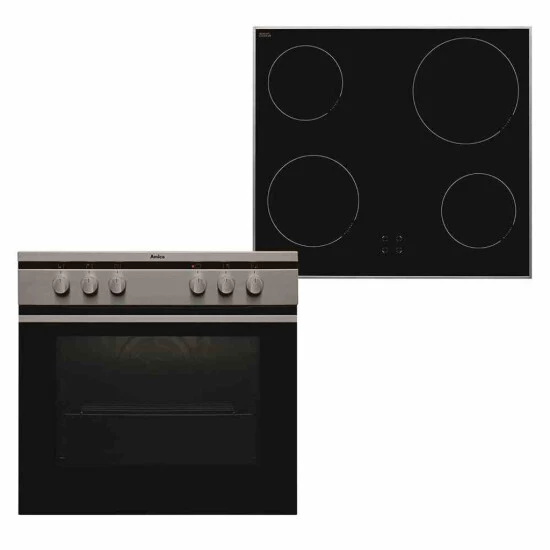 Aktion 👍 Amica EHC 12708 E Herd-Set Edelstahl - Umluft Mit Cerankochfeld 🎁 1 Aktion 👍 Amica EHC 12708 E Herd-Set Edelstahl - Umluft Mit Cerankochfeld 🎁