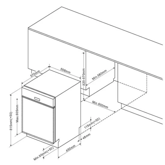 Coupon 💯 Amica EGSP 14696 E Geschirrspüler 60 Cm - Edelstahl 😀 2 Coupon 💯 Amica EGSP 14696 E Geschirrspüler 60 Cm - Edelstahl 😀 – Bild 2