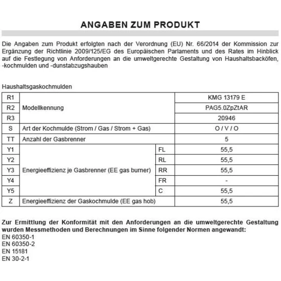 Brandneu ✨ Amica KMG 13179 E Gas-Kochfelder - Edelstahl 🥰 3 Brandneu ✨ Amica KMG 13179 E Gas-Kochfelder - Edelstahl 🥰 – Bild 3