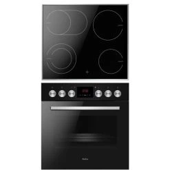 Neu ⌛ Amica EHC 933 107 SM Herd-Set Ofen 65 L Steam Clean Bräter-Zone Timer EEK: A 🥰