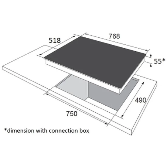 Schlussverkauf 🤩 Amica KMI 752 630 E Autarkes Induktionskochfeld, 77 Cm, Edelstahlrahmen, 5 Kochzonen ✨ 2 Schlussverkauf 🤩 Amica KMI 752 630 E Autarkes Induktionskochfeld, 77 Cm, Edelstahlrahmen, 5 Kochzonen ✨ – Bild 2