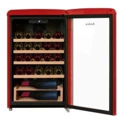 Bester Verkauf 💯 Amica WKR 341 920 R Weinkühlschrank Rot Retro 30 Flaschen 5-20°C Holzböden 🎉 -Amica Verkäufe 2022 unnamed file 1921