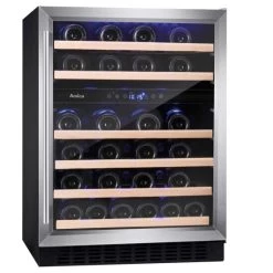 Bestpreis 🤩 Amica WK 341 111 E Weinkühlschrank 135 L 6 Holzböden UV-Schutz Ventilator ❤️