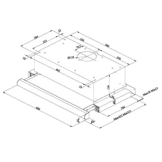 Besorgen 🎉 Amica FH 17161-1 E, Flachschirmhaube, Teleskophaube, 60 Cm, Edelstahl Front, Max. Gebläseleistung 429 M³h, Energieeffizienzklasse D ⌛ 2 Besorgen 🎉 Amica FH 17161-1 E, Flachschirmhaube, Teleskophaube, 60 Cm, Edelstahl Front, Max. Gebläseleistung 429 M³h, Energieeffizienzklasse D ⌛ – Bild 2