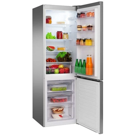 Besorgen ⌛ Amica KGCL 387 115 E Kühl-Gefrierkombination - 55er Breite, Edelstahl 🛒 2 Besorgen ⌛ Amica KGCL 387 115 E Kühl-Gefrierkombination - 55er Breite, Edelstahl 🛒 – Bild 2