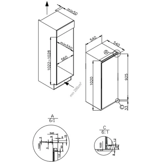 Besorgen 🎁 Amica EVKSS 351 210 Kühlschränke - Weiß 🤩 2 Besorgen 🎁 Amica EVKSS 351 210 Kühlschränke - Weiß 🤩 – Bild 2