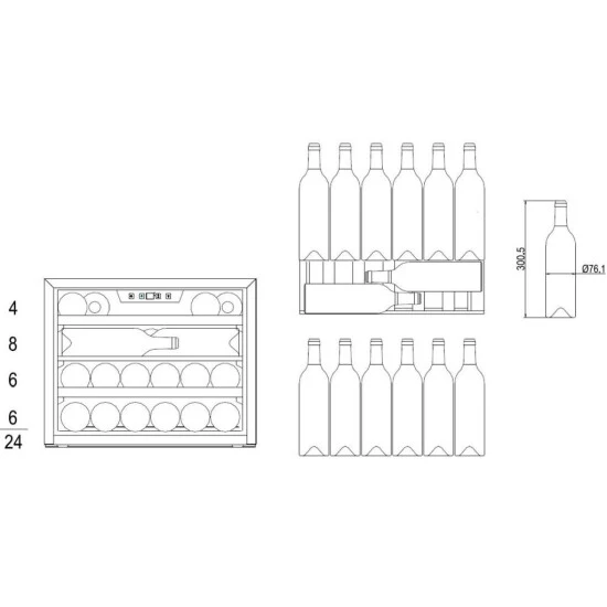 Beste Bewertungen von 👏 Amica WK 341 200 S, Weinkühler Mit Kompressor, Integriert, 24 Flasche(n), G, Innenbeleuchtung, Schwarz 🧨 5 Beste Bewertungen von 👏 Amica WK 341 200 S, Weinkühler Mit Kompressor, Integriert, 24 Flasche(n), G, Innenbeleuchtung, Schwarz 🧨 – Bild 5