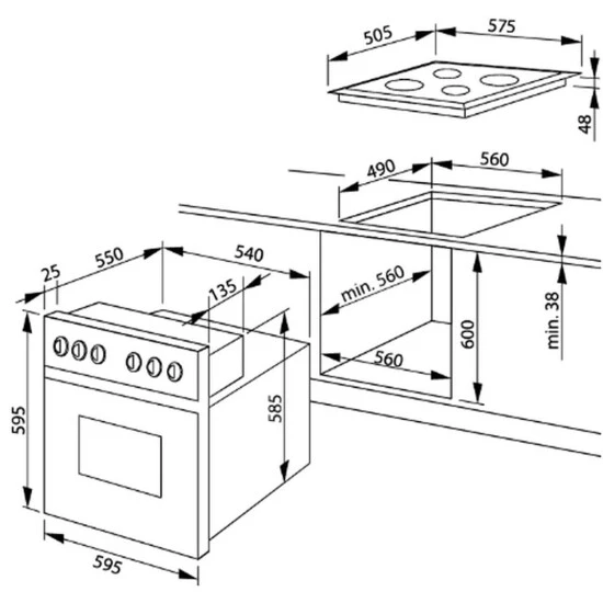 Neu 🎁 Amica EHC12716-2E Set EHC 12716-2 E (EHC127162E) 😀 2 Neu 🎁 Amica EHC12716-2E Set EHC 12716-2 E (EHC127162E) 😀 – Bild 2