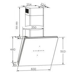 Blitzangebot 🥰 Amica KHF 695 600 S, Kaminhaube, X-type, 60 Cm, Schwarzer Glasschirm, Max. Gebläseleistung 625 M³h, Energieeffizienzklasse B 😍 -Amica Verkäufe 2022 unnamed file 556