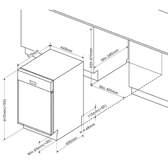 Blitzangebot ✨ Amica EGSPU 500 920 E Unterbau-Geschirrspüler - 45 Cm, Edelstahl-Optik 😀 11 Blitzangebot ✨ Amica EGSPU 500 920 E Unterbau-Geschirrspüler - 45 Cm, Edelstahl-Optik 😀 – Bild 11