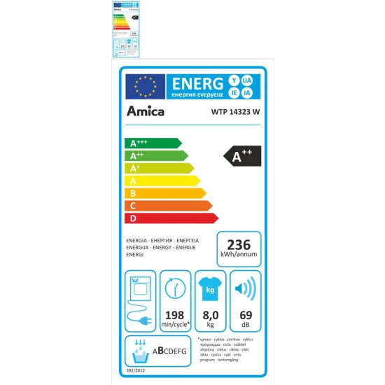 Coupon 🥰 Amica WTP 14323 W Wärmepumpen-Trockner Kondenstrockner Wäschetrockner 8Kg ✨ 4 Coupon 🥰 Amica WTP 14323 W Wärmepumpen-Trockner Kondenstrockner Wäschetrockner 8Kg ✨ – Bild 4