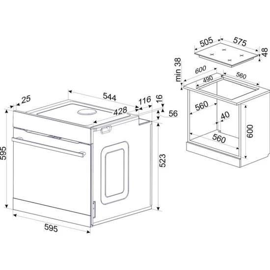 Am billigsten ✔️ Amica EHCX 933 110 E, Herd-Set, Glaskeramik-Kochfeld, Fine Design, Edelstahl, XXL-Großbackofen, Energieeffizienzklasse A 🛒 5 Am billigsten ✔️ Amica EHCX 933 110 E, Herd-Set, Glaskeramik-Kochfeld, Fine Design, Edelstahl, XXL-Großbackofen, Energieeffizienzklasse A 🛒 – Bild 5