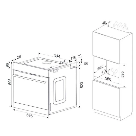 Coupon ✔️ Amica EBX 947 600 SM Backöfen - Matt Schwarz ✔️ 2 Coupon ✔️ Amica EBX 947 600 SM Backöfen - Matt Schwarz ✔️ – Bild 2