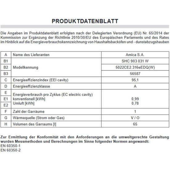 Beste Bewertungen von 🔥 Amica SHC 903 031 W Elektro-Standherd 65L Restwärmeanzeige Weiß EEK: A 👍 3 Beste Bewertungen von 🔥 Amica SHC 903 031 W Elektro-Standherd 65L Restwärmeanzeige Weiß EEK: A 👍 – Bild 3