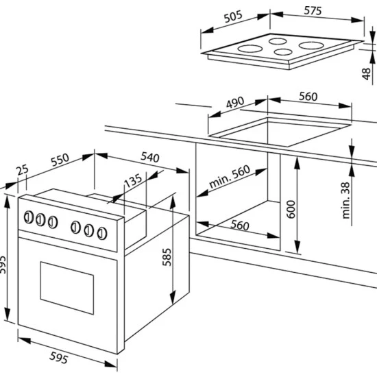 Besorgen 👏 Amica EHC 12761 E - Keramik - 4 Zone(n) - Glaskeramik - Schwarz - 1700 W - Drehregler 🧨 4 Besorgen 👏 Amica EHC 12761 E - Keramik - 4 Zone(n) - Glaskeramik - Schwarz - 1700 W - Drehregler 🧨 – Bild 4
