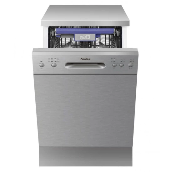 Schlussverkauf 😀 Amica GSP 14844 E, Stand-Geschirrspüler, 45 Cm, Edelstahlfront, 10 Maßgedecke, 6 Spülprogramme, 5 Temperaturen, 🎁 2 Schlussverkauf 😀 Amica GSP 14844 E, Stand-Geschirrspüler, 45 Cm, Edelstahlfront, 10 Maßgedecke, 6 Spülprogramme, 5 Temperaturen, 🎁 – Bild 2