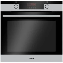 Bestes Angebot 💯 Amica EBX 944 600 E, Einbaubackofen, X-type Design, Edelstahl, 77 L XXL-Großraumbackofen, OpenUp Türöffnung, Energieeffizienzklasse A+ ✔️