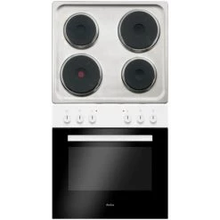 Brandneu 🔔 Amica EHE 932 000 W Elektro-Herdsets - Weiß 🎁