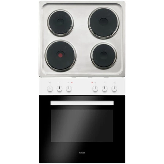 Brandneu 🔔 Amica EHE 932 000 W Elektro-Herdsets - Weiß 🎁 1 Brandneu 🔔 Amica EHE 932 000 W Elektro-Herdsets - Weiß 🎁