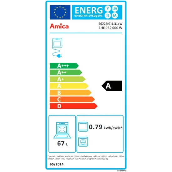 Brandneu 🔔 Amica EHE 932 000 W Elektro-Herdsets - Weiß 🎁 3 Brandneu 🔔 Amica EHE 932 000 W Elektro-Herdsets - Weiß 🎁 – Bild 3